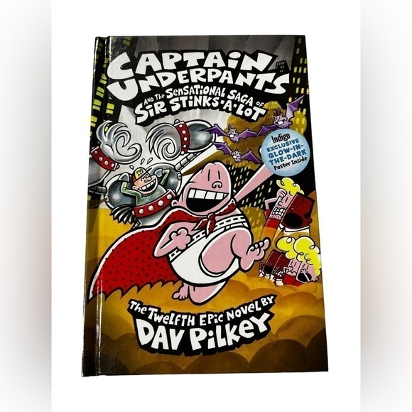 Captain Underpants Hardcover Book - Picture 1 of 2